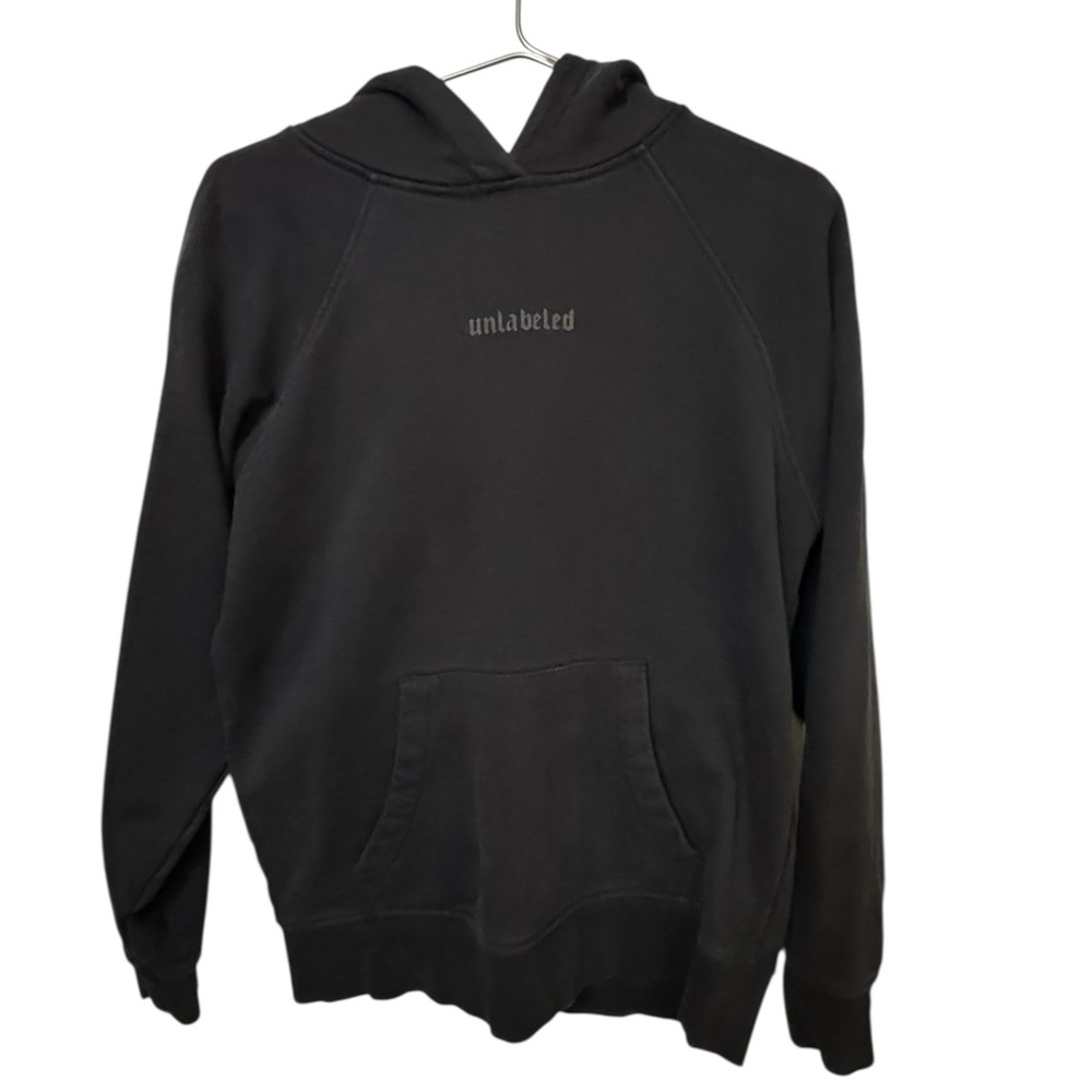 High End Unlabeled Thick Black Streetwear Women's S Hoodie MINTY